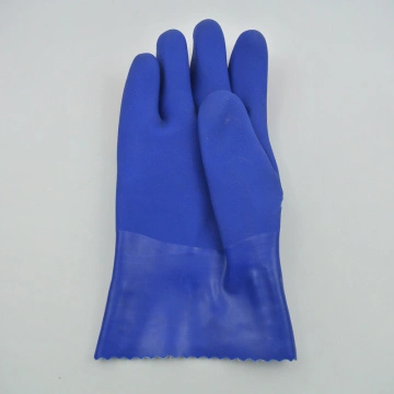 Coated Glove with long cuff Waterproof PVC